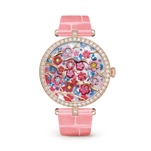 Lady Arpels Heures Florales Cerisier watch