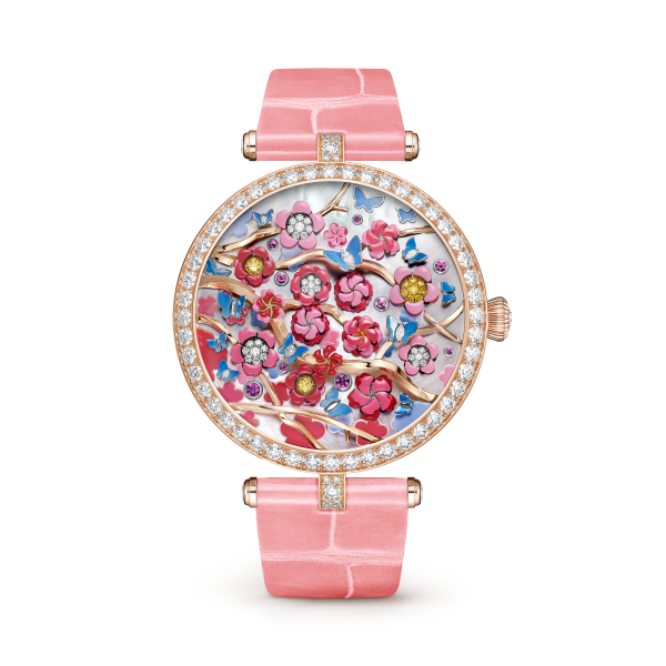 Lady Arpels Heures Florales Cerisier watch