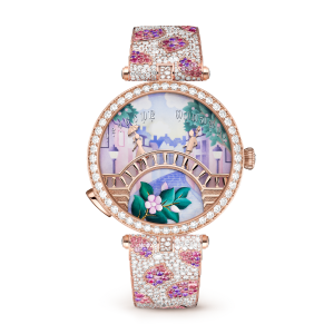 Lady Arpels Pont des Amoureux Printemps watch