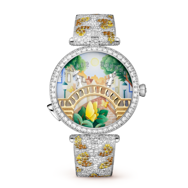 Lady Arpels Pont des Amoureux Été watch