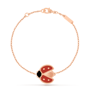 Lucky Spring bracelet, open wings ladybug