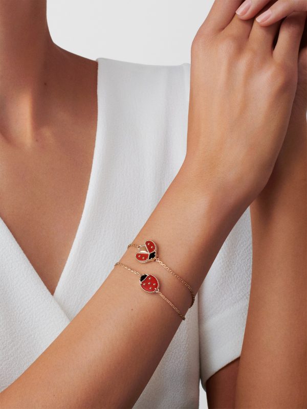 Lucky Spring bracelet, open wings ladybug - Image 2