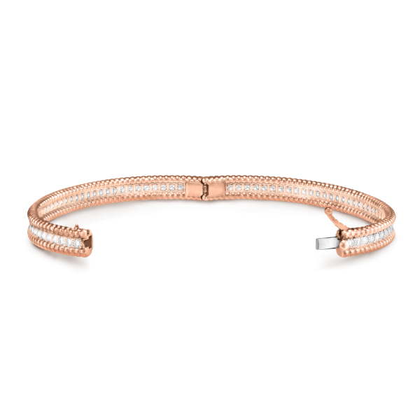 Perlée diamonds bracelet, 1 row, large model - Image 4