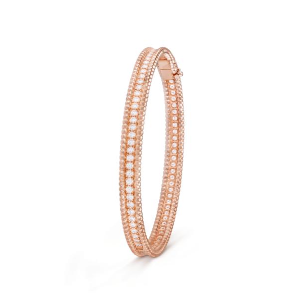 Perlée diamonds bracelet, 1 row, medium model