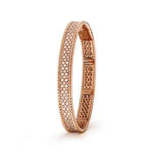 Perlée diamonds bracelet, 3 rows, medium model