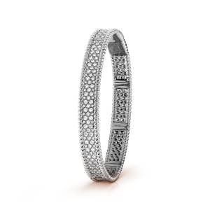 Perlée diamonds bracelet, 3 rows, medium model