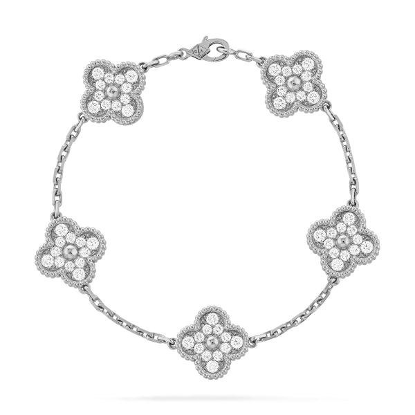 Vintage Alhambra bracelet, 5 motifs