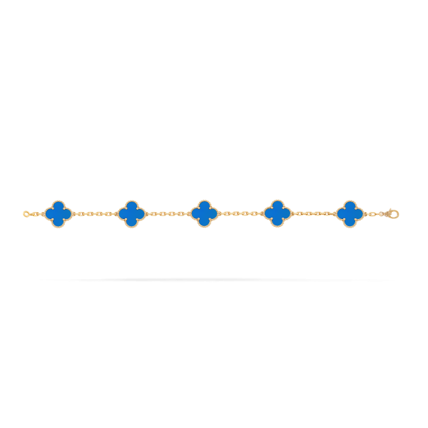 Vintage Alhambra bracelet, 5 motifs - Image 4