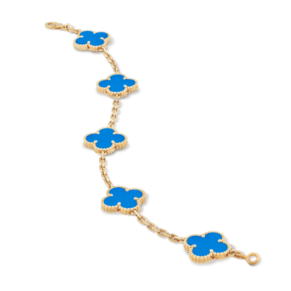 Vintage Alhambra bracelet, 5 motifs - Image 5