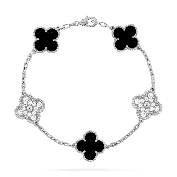 Vintage Alhambra bracelet, 5 motifs