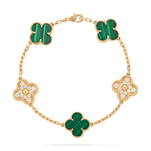 Vintage Alhambra bracelet, 5 motifs