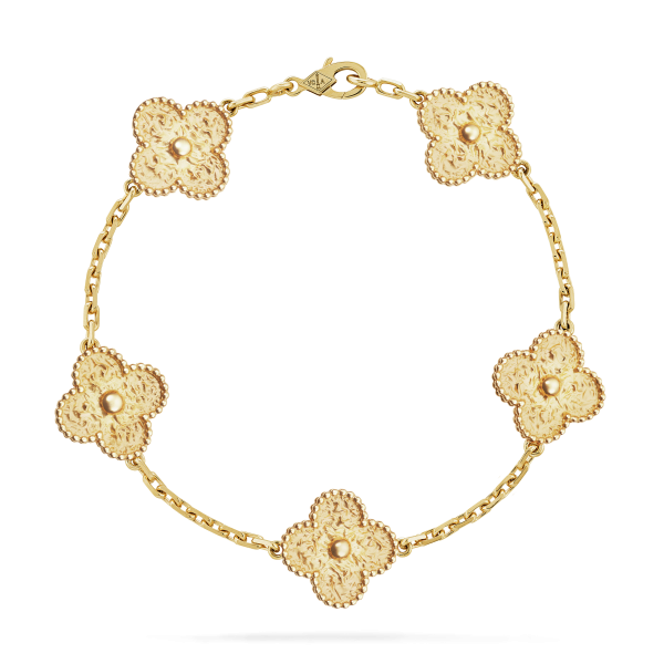 Vintage Alhambra bracelet, 5 motifs