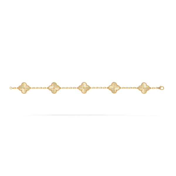 Vintage Alhambra bracelet, 5 motifs - Image 3