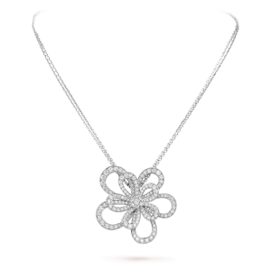 Flowerlace clip and pendant