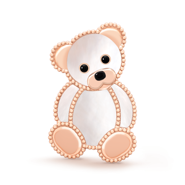 Lucky Animals Teddy Bear Clip