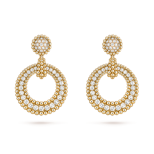 Perlée diamonds earrings