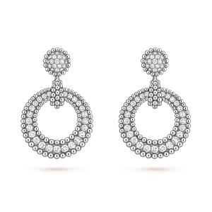 Perlée diamonds earrings