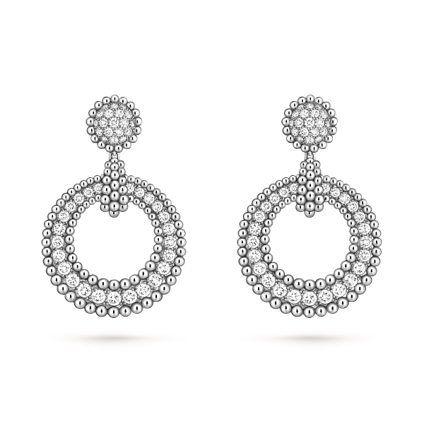 Perlée diamonds earrings