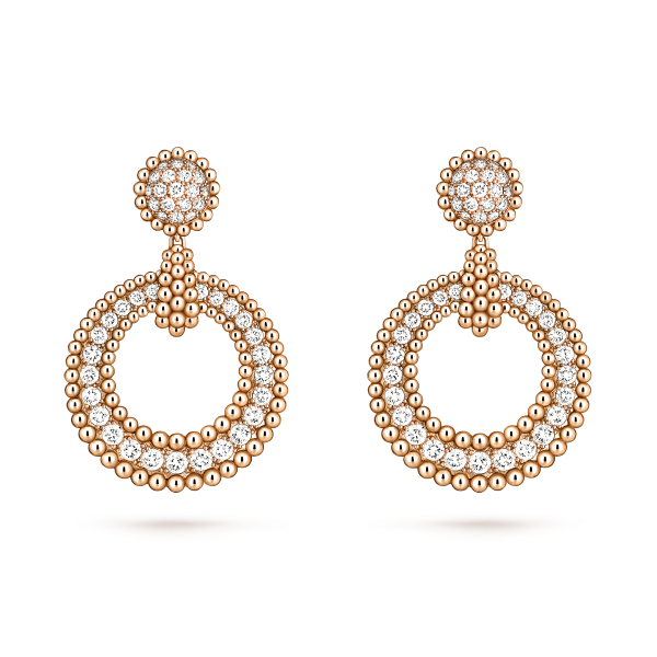 Perlée diamonds earrings