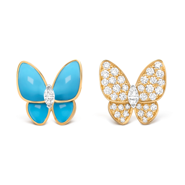 Two Butterfly earrings