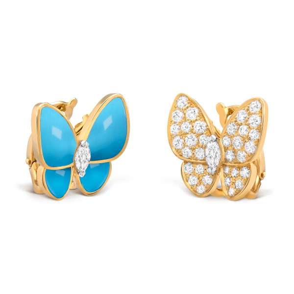 Two Butterfly earrings - Image 2