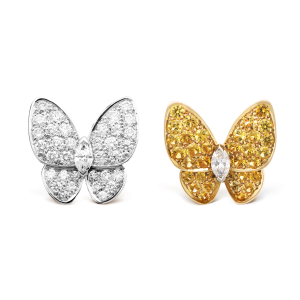 Two Butterfly earrings