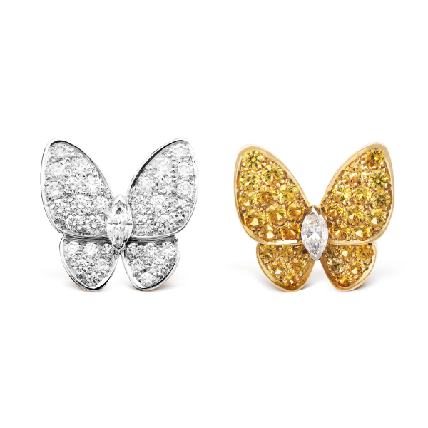 Two Butterfly earrings