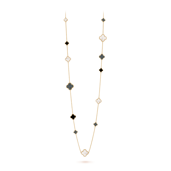 Magic Alhambra long necklace, 16 motifs