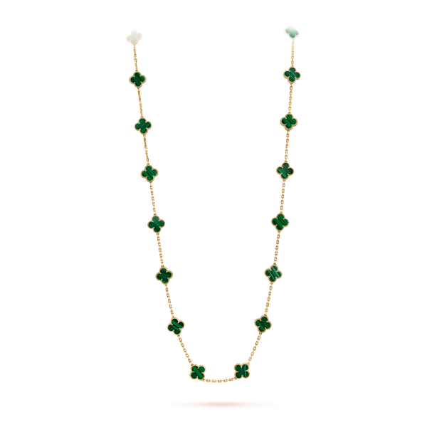 Vintage Alhambra long necklace, 20 motifs