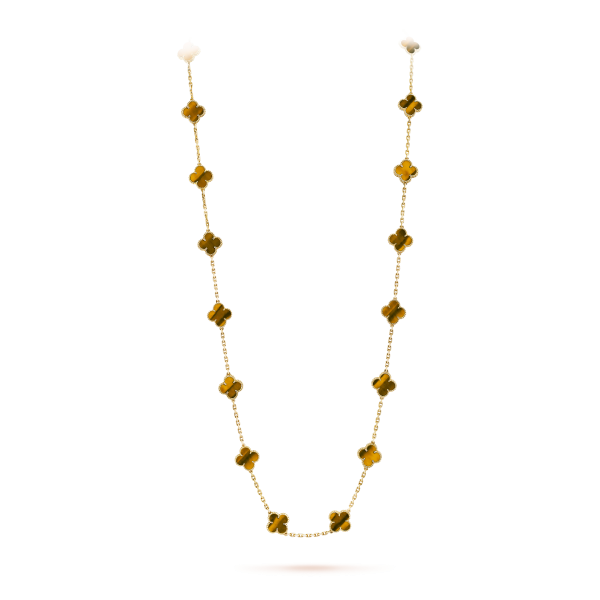 Vintage Alhambra long necklace, 20 motifs