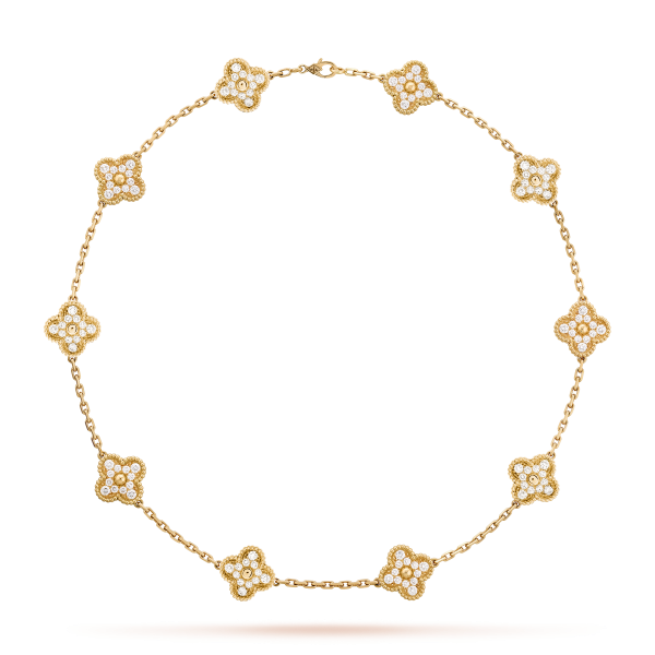 Vintage Alhambra necklace, 10 motifs