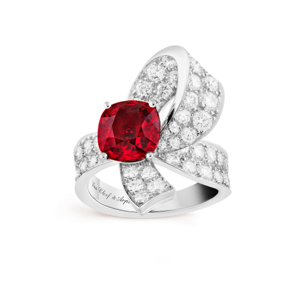 Boucle solitaire Ruby 3.02 cts - Image 2