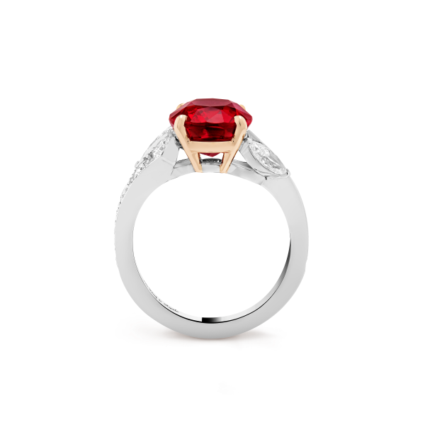 Jasmin solitaire Ruby 5.19 cts - Image 5