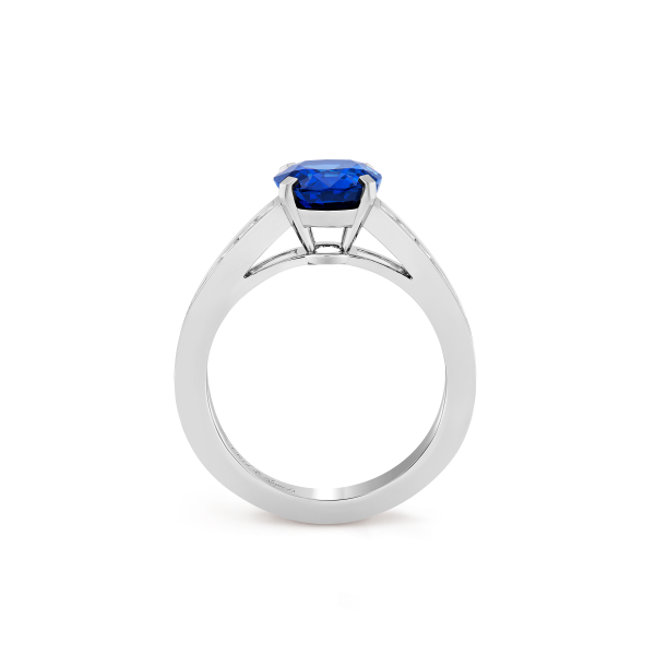 Menuet solitaire Saphir 2.46 cts - Image 3