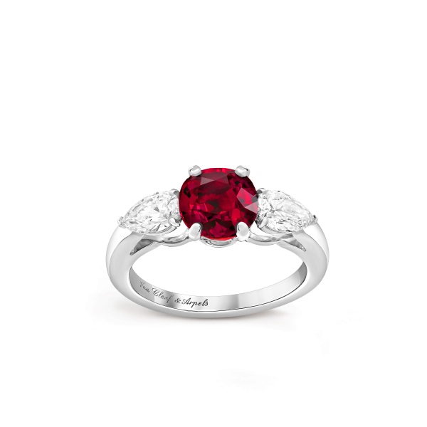 Motifs Pétales solitaire Ruby 2.03 cts - Image 2