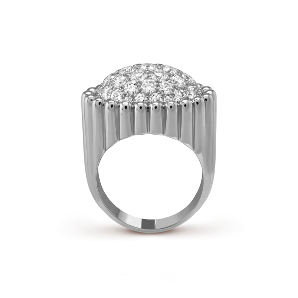 Perlée diamonds pavé ring - Image 4