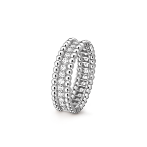 Perlée diamonds ring, 1 row