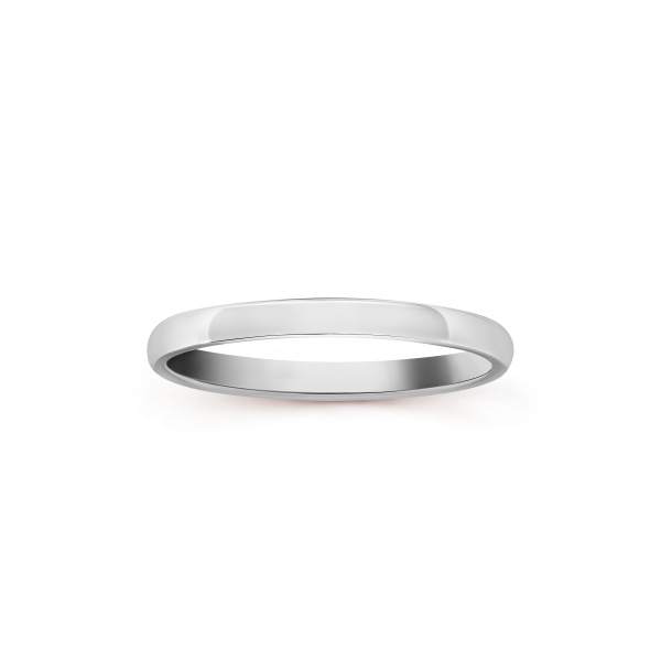 Tendrement wedding band, 2 mm - Image 2