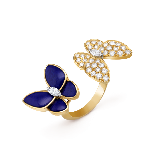 Two Butterfly Between the Finger ring