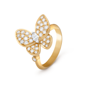 Two Butterfly ring