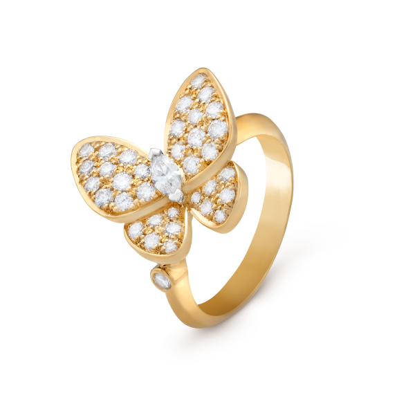 Two Butterfly ring